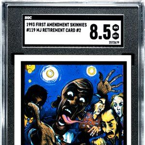 RARE 1993 Michael Jordan Low POP! First Amendment Skinnies #119 SGC 8.5MT